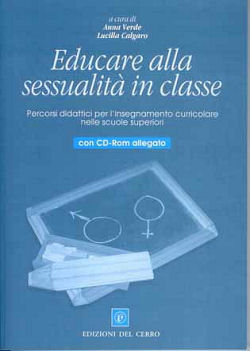 Copertina del libro "Educare alla sessualit&agrave; in classe"
