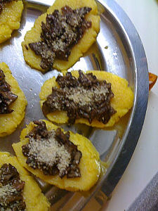 Polentine ai funghi porcini