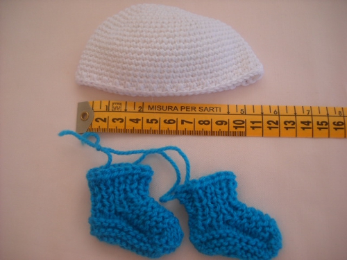 Indumenti realizzati per Piccoli Angeli
