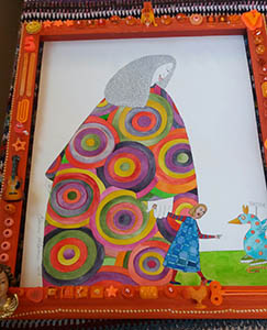 Immagine di un quadro La maternità di Eleonora Albanese, artista Immagine di un quadro La maternità di Eleonora Albanese, artista