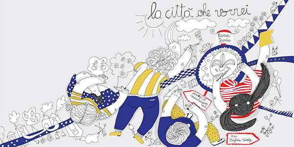 Illustrazione interna dal libro "Una strada per Rita" Illustrazione interna dal libro "Una strada per Rita"