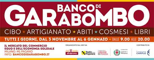 Banco di Garambombo a Milano Banco di Garambombo locandina