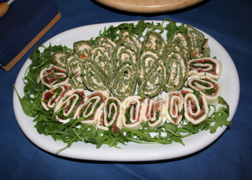 girelle di frittata e di mozzarella