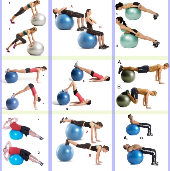 Palla svizzera - Swiss ball Palla svizzera - Swiss ball